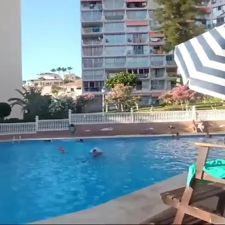Nuevo Apto Para Hasta 6 Personas Muy Cerca De Playa Levante Benidorm Con Jardines Y Gran Piscina , Pista De Tennis Y Futbol Deportes Y Zona Infantil ,En Urbanizacion Con Parking Exterior photo